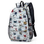 Women's Backpack Large Capacity Cat Animal Print Backpack - Image 15