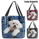 Women's Tote Shoulder Bag Canvas Tote Bag Polyester