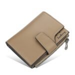 Women's Purple Faux Leather Bifold Wallet – Stylish - Image 14