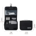 Portable Hanging Toiletry Bag - Waterproof Travel Organizer for - Image 9