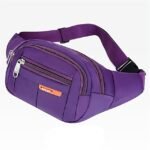 Black Waterproof Waist Bag – Multi-Pocket Fanny Pack for - Image 9